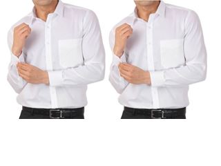 Formal White Shirt Pack of 2