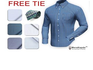 5 Shirting Fabric With Free Tie